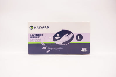 Halyard 52819 Lavender Nitrile Powder-Free Exam Gloves, L (x) - Box of 250
